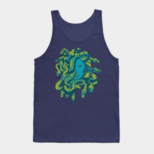 Medusa in Green Tank Top